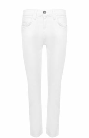 Укороченные джинсы прямого кроя Current/Elliott. Цвет: белый