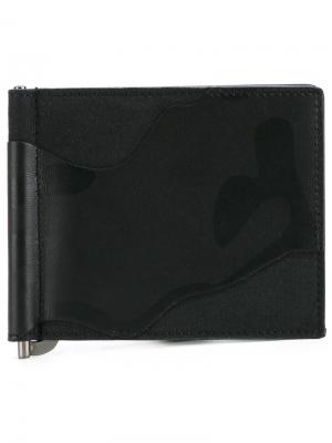 Камуфляжный бумажник  Garavani Valentino. Цвет: чёрный