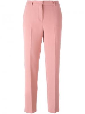 Прямые брюки Ermanno Scervino. Цвет: розовый и фиолетовый