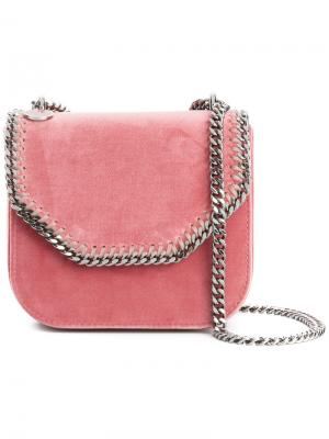 Мини-сумка на плечо Falabella Box Stella McCartney. Цвет: розовый и фиолетовый