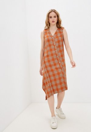 Платье Adzhedo. Цвет: оранжевый