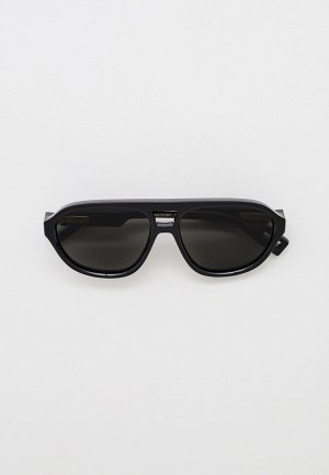 Очки солнцезащитные Gucci. Цвет: черный