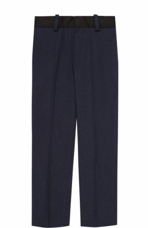 Хлопковые брюки со стрелками Marc Jacobs. Цвет: синий