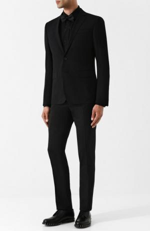 Шерстяной костюм с пиджаком на двух пуговицах Dsquared2. Цвет: черный