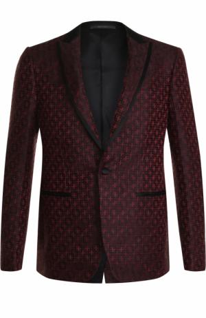 Вечерний пиджак из смеси вискозы и шелка Pal Zileri. Цвет: бордовый