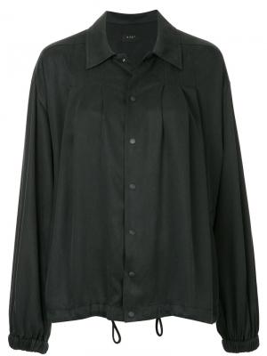 Твиловая куртка в стиле оверсайз G.V.G.V.. Цвет: чёрный