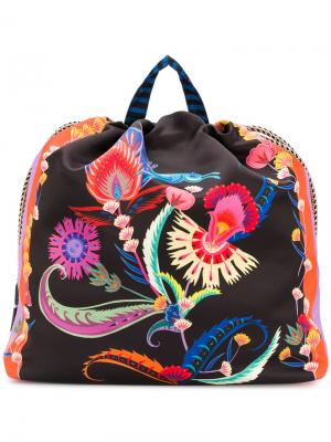 Рюкзак с цветочным принтом Etro. Цвет: многоцветный