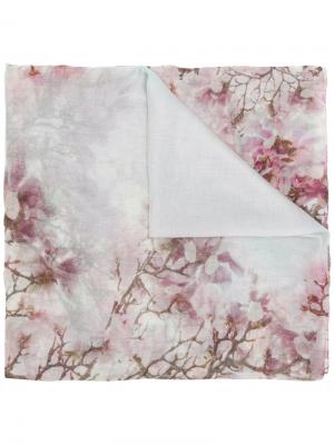 Peach flowers print scarf Faliero Sarti. Цвет: многоцветный
