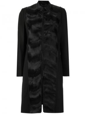 Пальто с панельным дизайном Tufi Duek. Цвет: чёрный