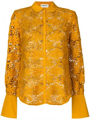 Рубашка Omasum Essentiel Antwerp. Цвет: жёлтый и оранжевый