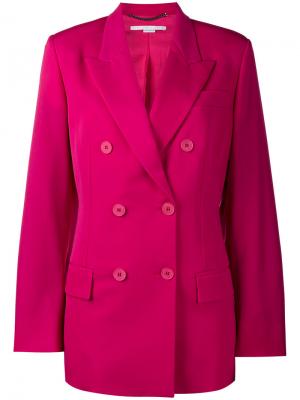Двубортный пиджак Nicola Stella McCartney. Цвет: розовый и фиолетовый