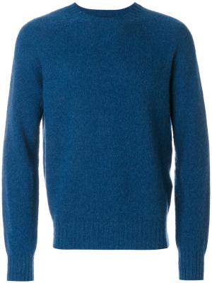 Пуловер с круглым вырезом Tom Ford. Цвет: синий