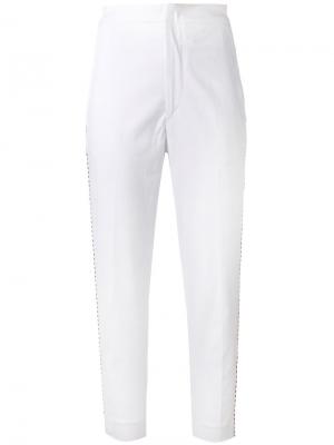 Укороченные брюки Holm Isabel Marant Étoile. Цвет: белый