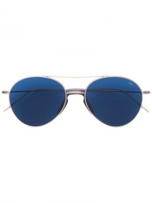 Круглые солнцезащитные очки-авиаторы Eyevan7285. Цвет: металлический