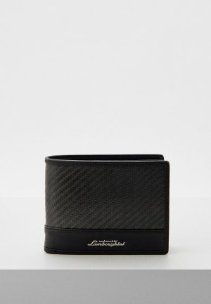 Кошелек Automobili Lamborghini. Цвет: черный