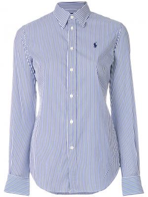Рубашка в полоску Polo Ralph Lauren. Цвет: синий