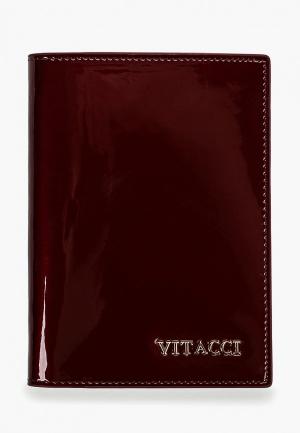 Обложка для документов Vitacci. Цвет: бордовый