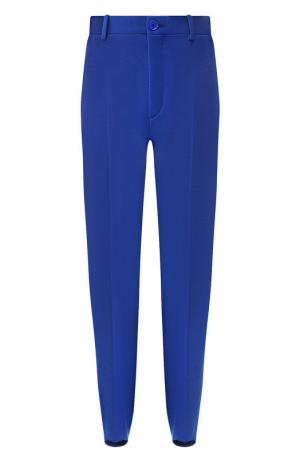 Однотонные брюки со стрелками Balenciaga. Цвет: синий