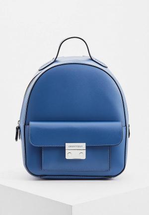 Рюкзак Emporio Armani. Цвет: голубой