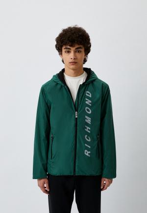 Куртка утепленная John Richmond. Цвет: зеленый