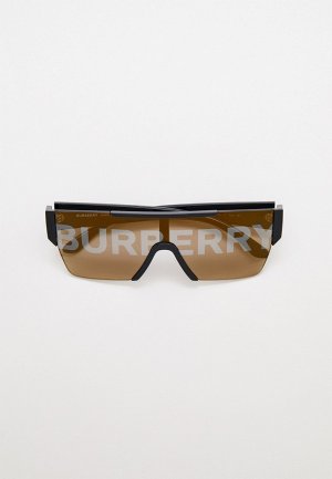 Очки солнцезащитные Burberry. Цвет: черный