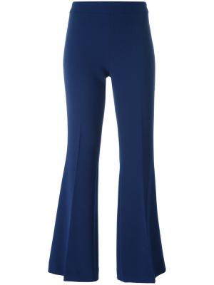 Расклешенные брюки Boutique Moschino. Цвет: синий