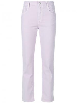 Укороченные джинсы Elkay Isabel Marant Étoile. Цвет: розовый и фиолетовый