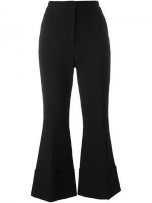 Укороченные расклешенные брюки Stella McCartney. Цвет: чёрный