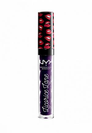Блеск для губ Nyx Professional Makeup. Цвет: фиолетовый