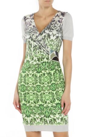 Платье Angelo Marani. Цвет: зеленый