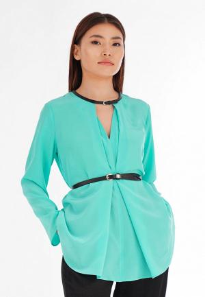 Блуза Sana.moda. Цвет: бирюзовый