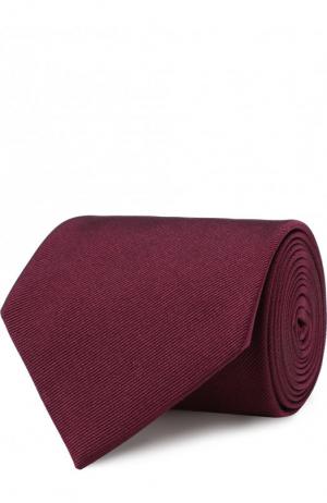 Шелковый галстук Brioni. Цвет: бордовый