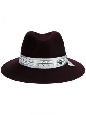 Шляпа Henrietta Maison Michel. Цвет: красный