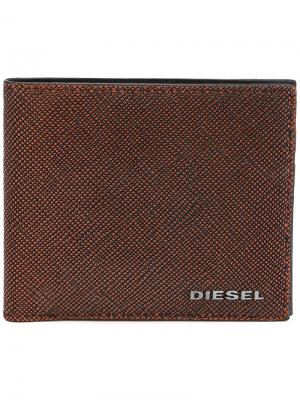 Классический бумажник Diesel. Цвет: красный