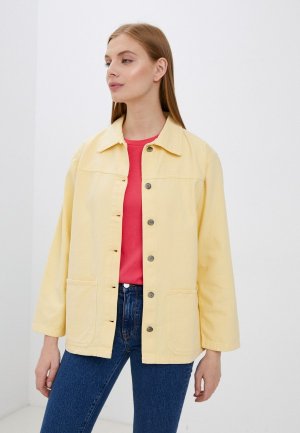 Куртка джинсовая Mossmore. Цвет: желтый