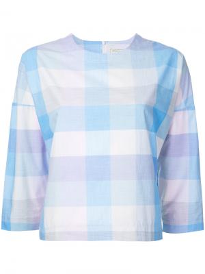 Рубашка в клетку Maison Kitsuné. Цвет: многоцветный