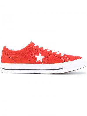 Кроссовки One Star Converse. Цвет: красный