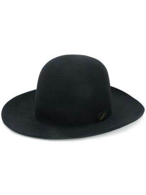 Шляпа с широкими полями Borsalino. Цвет: чёрный