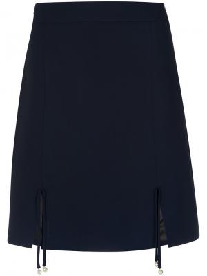 Front slits skirt Nk. Цвет: синий