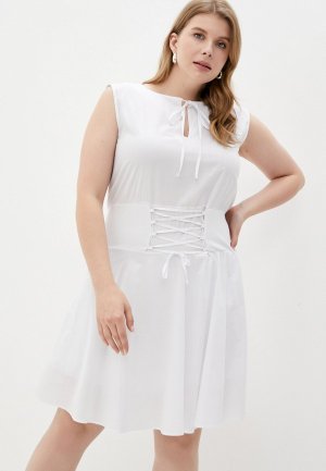 Платье Giorgio Di Mare. Цвет: белый