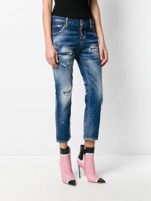 Cool Girl Cropped jeans Dsquared2. Цвет: синий