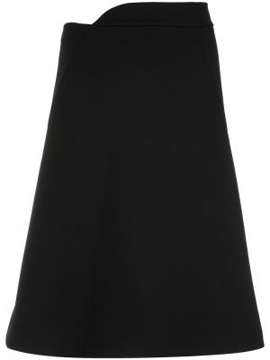 Neoprene A-line skirt Gloria Coelho. Цвет: чёрный