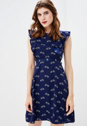 Платье Yumi. Цвет: синий