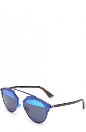 Солнцезащитные очки Dior. Цвет: синий