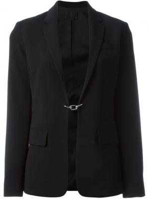 Пиджак с застежкой на крючок Alexander Wang. Цвет: чёрный