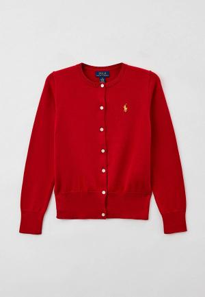 Кардиган Polo Ralph Lauren. Цвет: бордовый