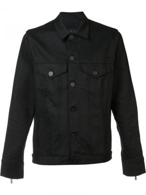 Джинсовая куртка En Noir. Цвет: чёрный