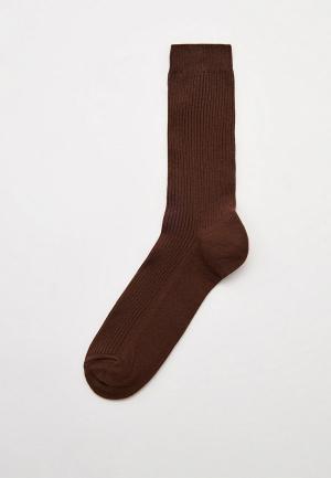 Носки UNIQLO. Цвет: коричневый
