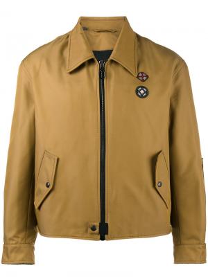 Габардиновая куртка Techno Lanvin. Цвет: жёлтый и оранжевый