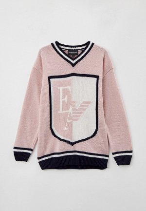 Пуловер Emporio Armani. Цвет: розовый